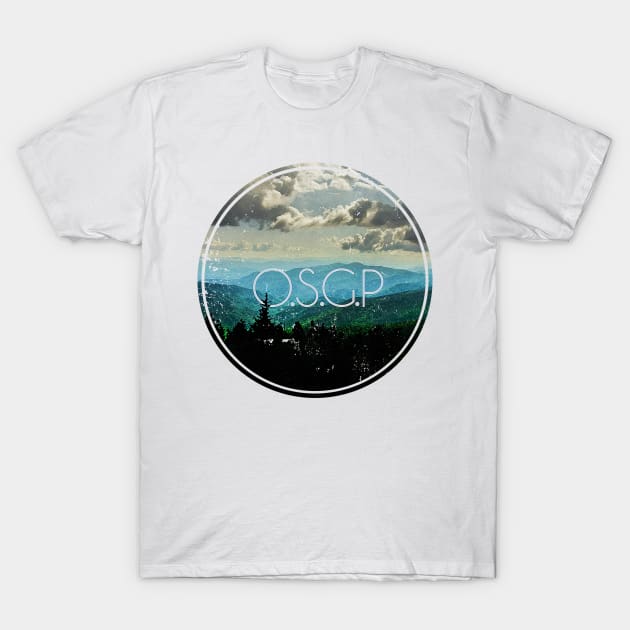 O.S.G.P (Mountain Range Distressed) T-Shirt by OSGP
